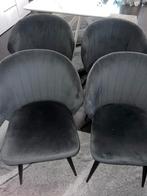 Stoelen 4st, Ophalen, Zo goed als nieuw, Grijs