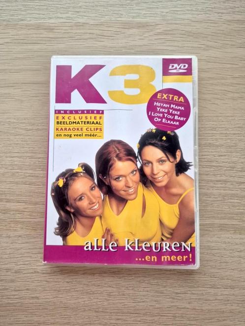 K3 - Alle kleuren, Cd's en Dvd's, Dvd's | Kinderen en Jeugd, Gebruikt, Alle leeftijden, Ophalen of Verzenden