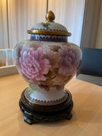 Cloisonné vaas met deksel, Antiek en Kunst, Ophalen