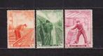Belgique Timbres chemins de fer 1942 TR260-TR262, Envoi, Non oblitéré, Trace d'autocollant