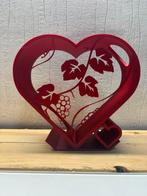 Houder voor wijnfles hartvorm - Valentijn, Kunststof, Nieuw, Ophalen of Verzenden, Minder dan 5 flessen