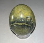 Serpentijn Ei - 128gram - 52mm x 42mm, Handtassen en Accessoires, Edelstenen, Ophalen of Verzenden, Nieuw