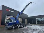 Scania R620-V8 8x4 Effer 1250+Flyjib,winch Euro 5 (bj 2009), Auto's, Vrachtwagens, Automaat, Euro 5, Achterwielaandrijving, 620 pk