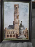 halletoren Brugge, Antiek en Kunst, Kunst | Schilderijen | Abstract, Ophalen
