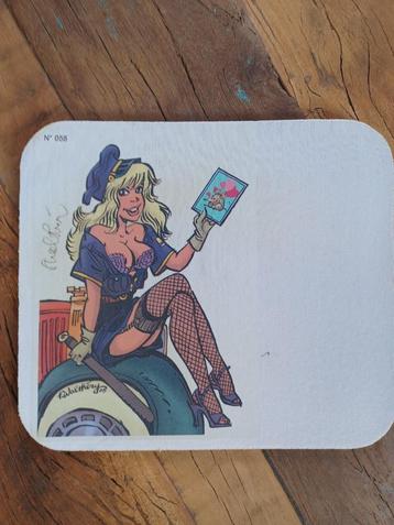 Walthéry muismat BD NATACHA gesigneerd nummer beschikbaar voor biedingen