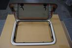 Nieuwe Polyplastic klapraam 73cm x 53cm met witte ALU kader, Caravans en Kamperen, Caravanaccessoires, Ophalen, Nieuw