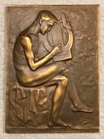 Belgische Art Deco medaille voor verdienste J. Witterwulghe, Postzegels en Munten, Penningen en Medailles, Ophalen of Verzenden