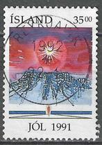 Islande 1991 - Yvert 712 - Timbre de Noël - 35 carats (ST), Envoi, Islande, Affranchi
