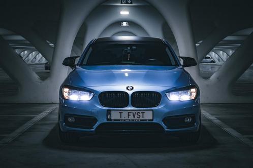 BMW 116i F20 2018 (70.000km), Autos, BMW, Particulier, Bluetooth, Essence, Bleu, Bleu, Cuir