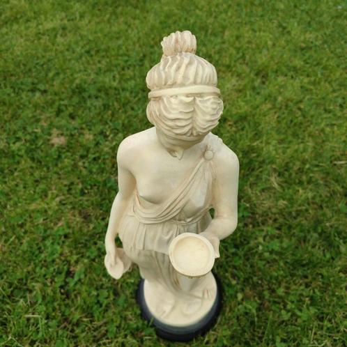 Zeer mooi Antieken Albasten beeld vrouw Griekse  Godin Hébé, Antiek en Kunst, Kunst | Beelden en Houtsnijwerken, Ophalen