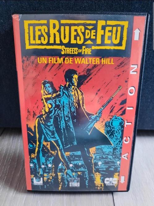 Vhs Les rues de feu, Cd's en Dvd's, VHS | Film, Gebruikt, Ophalen of Verzenden
