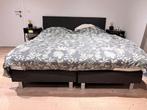 Boxspring 180x200, Maison & Meubles, Chambre à coucher | Lits boxsprings, Bleu, Enlèvement, Utilisé, 180 cm