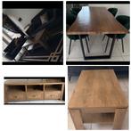 Zetel 2-zits,3-zits, salontafel,tv-kast ,eetafel en stoelen, Huis en Inrichting, Ophalen of Verzenden