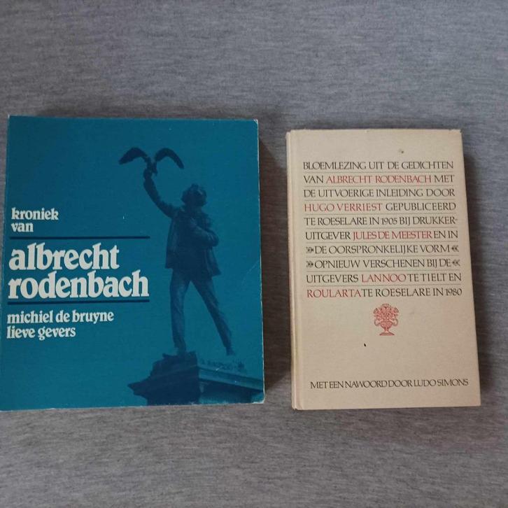 Albrecht Rodenbach/ kroniek/ gedichten/ Roeselare, Boeken, Biografieën, Ophalen of Verzenden