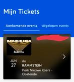 Rammstein, Tickets & Billets