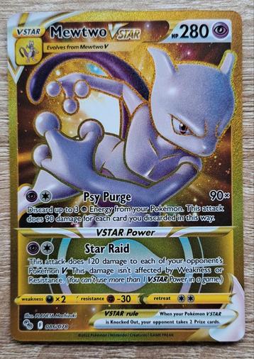 Pokémon kaart Mewtwo VStar 086/078, 2022 beschikbaar voor biedingen