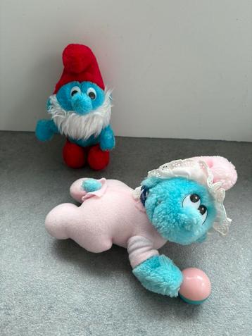 Vintage knuffels Smurfen beschikbaar voor biedingen