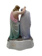 Groupe religieux ancien – Visitation – Biscuit XIXe – 14 cm, Enlèvement ou Envoi