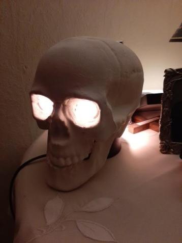 Verlichte schedel (haloween) beschikbaar voor biedingen