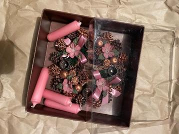 Couronne de décoration 4 bougies  beschikbaar voor biedingen