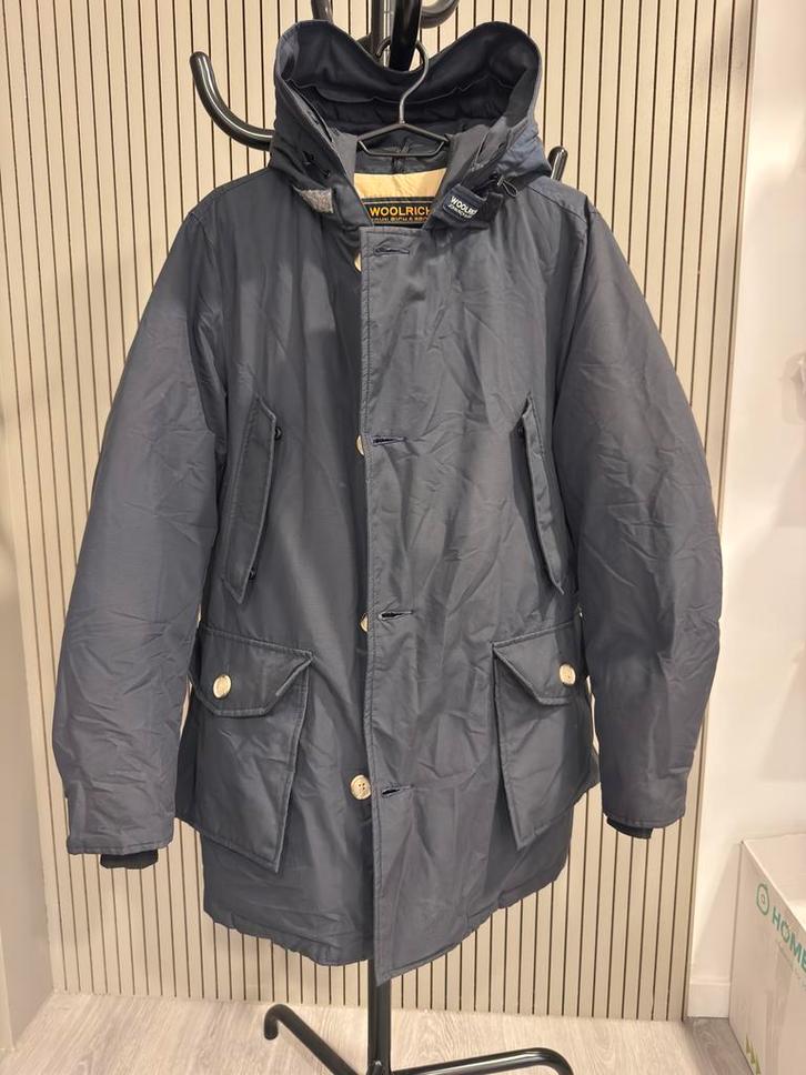 Woolrich Parkas, Kleding | Heren, Jassen | Winter, Gedragen, Maat 46 (S) of kleiner, Blauw, Ophalen of Verzenden