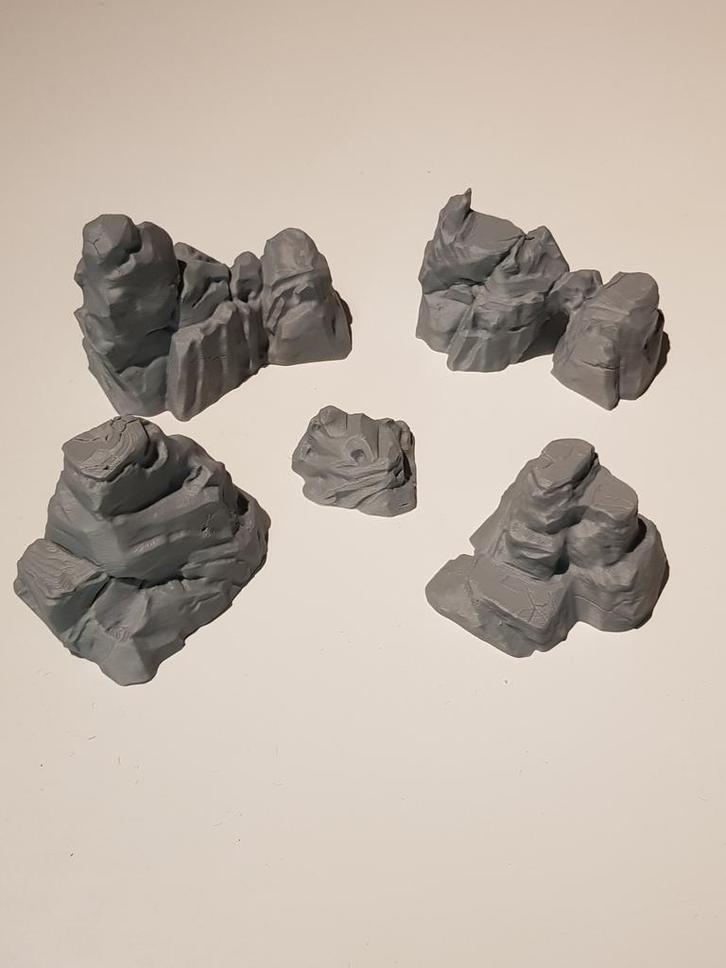 rots partij, 28mm schaal, scenery, tabletop wargaming, Hobby en Vrije tijd, Wargaming, Nieuw, Warhammer, Accessoires, Ophalen of Verzenden