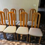 Vintage eetkamerstoelen 8 stuks, Huis en Inrichting, Stoelen, Ophalen of Verzenden, Zo goed als nieuw