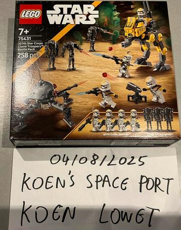 Lego Star Wars 327th Star Corps Clone Trooper Battle Pack beschikbaar voor biedingen