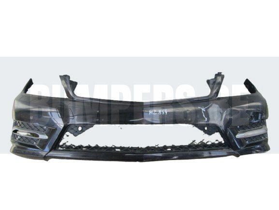 Bumper Mercedes C klasse W204 AMG Facelift 11-14 Voorbumper, Auto-onderdelen, Carrosserie, Bumper, Voor, Gebruikt, 6 maanden garantie