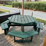 Picknicktafel., Ophalen, Gebruikt, Rond, Hout