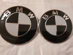 Bmw motorkap kofferbak logo's/emblemen zwart wit 73mm 82mm, Auto-onderdelen, Ophalen of Verzenden, Nieuw, BMW