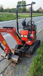 minigraver 1ton te huur, Ophalen