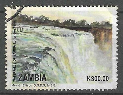 Zambia 1994 - Yvert 577 - Watervallen in Zambia (ST), Timbres & Monnaies, Timbres | Afrique, Affranchi, Zambie, Envoi