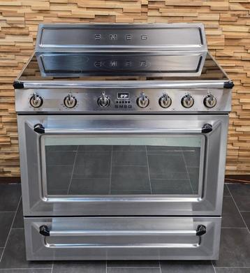 🔥 Cuisinière de luxe Smeg 90 cm en acier inoxydable 5 zones