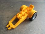 Lego Duplo Trailer with Frame 2x4 Studs (zie foto's) 2, Ophalen of Verzenden, Gebruikt, Losse stenen, Duplo
