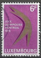 Luxemburg 1976 - Yvert 881 - Olympische Spelen Montreal (ST), Postzegels en Munten, Verzenden, Luxemburg, Gestempeld