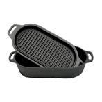 Gietijzeren Dutch Oven 1L Potato Cooker ovaal, Ophalen of Verzenden, Nieuw, Valhal Outdoor