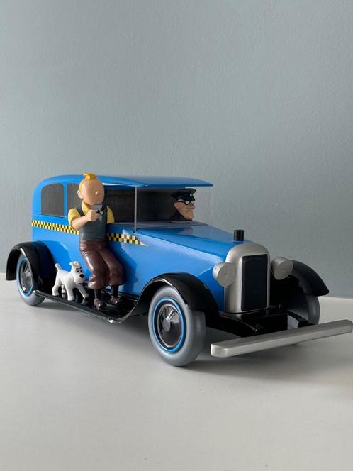 Kuifje taxi blauw aroutcheff 1:12, Verzamelen, Beelden en Beeldjes, Ophalen of Verzenden