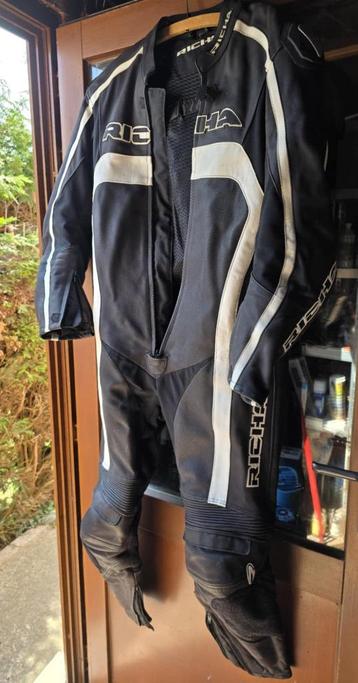 RICHA leren motorjumpsuit voor heren uit één stuk, maat 54,  beschikbaar voor biedingen