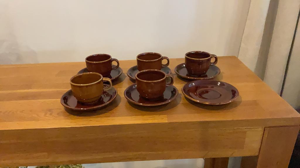 KLEINE KOFFIEKOPJES 5 STUKS, Ophalen, Zo goed als nieuw
