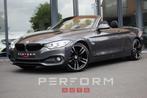 BMW 420 dA*CABRIO*MEMO*NEKVERWARMER*NIEUW BANDENE+1J GRNT, Te koop, Zilver of Grijs, Emergency brake assist, 4 Reeks