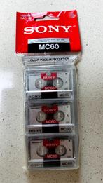 Sony 60 min blanco microcassettetapes MC-60 (3 stuks), Ophalen, Nieuw