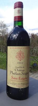 château Phélan-Ségur 1992 : 1 bouteille, Pleine, France, Enlèvement ou Envoi, Vin rouge