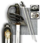 BALASH & FILS ZELDZAAM FRANS ZWAARD ORIGINEEL GOUDEN MONGRAM, Verzamelen, Verzenden, Zwaard of Sabel