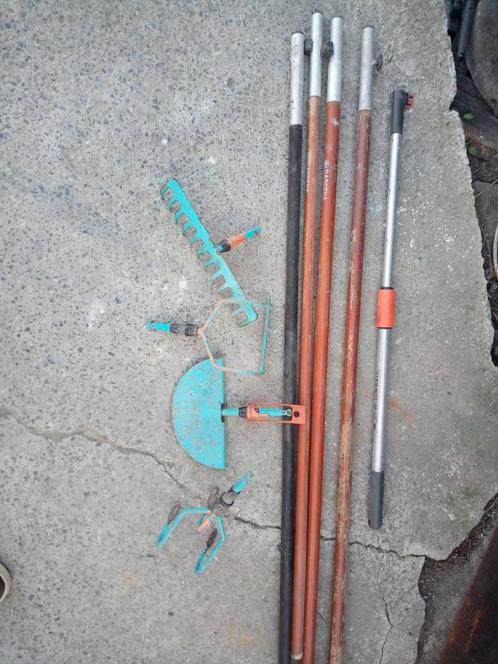 Gardena gereedschap, Tuin en Terras, Hand-tuingereedschap, Gebruikt, Hark, Ophalen