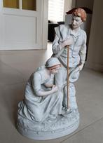 Antieke Royal Dux Bohemia beeldengroep – handbeschilderd por, Enlèvement