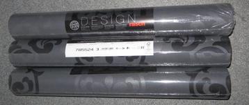 3 rollen behangpapier - Rasch Vanity Fair -- vliesbehang, Enlèvement ou Envoi, 10 à 25 m², Noir