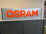 Ancienne boîte à lumière publicitaire OSRAM, Table lumineuse ou lampe (néon), Utilisé, Enlèvement ou Envoi