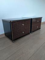 Belles tables de chevet vintage, Enlèvement, Utilisé, 45 à 65 cm, Moins de 55 cm