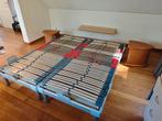 Dubbel elektrisch bed, 2 x 90x200, Ophalen, Gebruikt